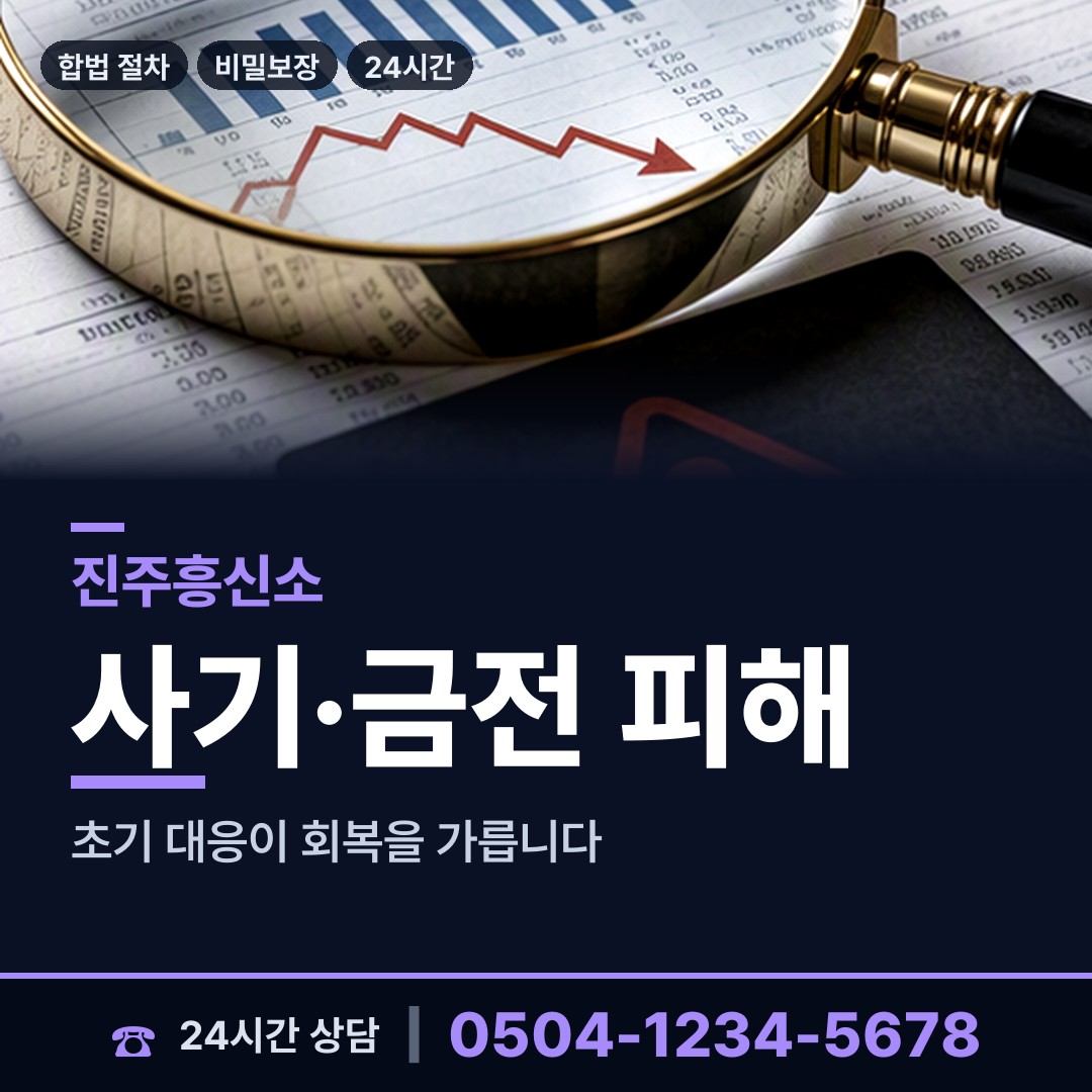 진주 수곡면 중고거래사기 상담 안내